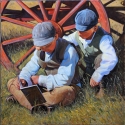 Dorsey, David The BookWorms Acrylic Third Place