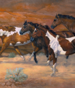 Osburn, Judy Walls That Talk Oil Publishers Award of Excellence Western Art Collector