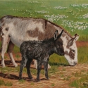 Roush, Cheryl Mama&amp;#039 &quot;Mama&#039;s Little Foal&quot; Oil 12&quot;x16&quot; $1,100.00