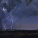 Sliger, Sandy Morning Storm Acrylic 12x16