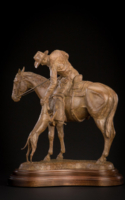 Harmon Tim Good Boy Bronze 18x13x19 $5,000.