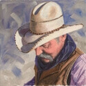 Irvin Mike Larry Oil 14 x 14 $1,100.00
