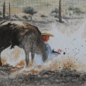 McElroy Judy In a Cloud of Dirt WC 5 x 7 $1,200.00