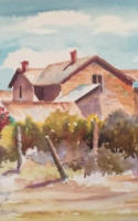 Rowland Ken West Texas Ranch House WC 18 x 22 $750.00