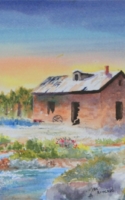 Rowland, Ken Plains House 11x14 Watercolor $600.