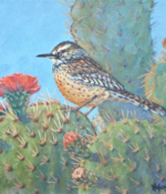 Howerton, Helen Prickly Perch 11x14 Acrylic $1,050.