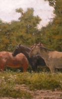 Stewart, James, The Quarter Horse Club, 12x16, Acrylic $1,500.