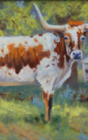 Bunch,Pam Out Of The Big Oaks 10 x 20 Oil $900