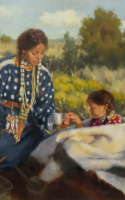 Neumann, Susan Temple Tender Spirits 24 x 30 oil $4150