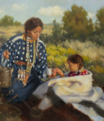 Neumann, Susan Temple Tender Spirits 24 x 30 oil $4150