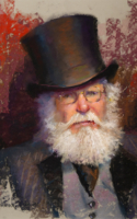 Schneider, William Robber Baron 20 x 16 Pastel $3250