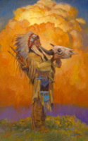 Stuart, Sherry Blanchard Silent Thunder 31 x 21 Oil $2400