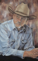 Hughbanks, Debbie A Man of Character 19x15 Pastel $2800