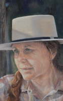 Hughbanks, Debbie Looking Back 10x15 Pastel $1075