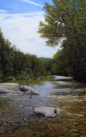 Voges, Lloyd Creeking Along #2 40x30 oil $9500