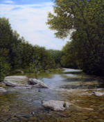 Voges, Lloyd Creeking Along #2 40x30 oil $9500