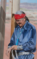 Alban, Lee Kee Yazzie Navajo 24x18 Oil $3500