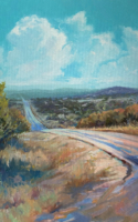 Bonham, Liz Highway to the Clouds 18x24 Oil $2400