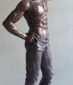 Michael, Mary A Tall Cool One 36x15x10 Bronze $6000