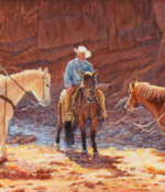 Dudley, June Cowboy Conspiracy 15x30 acrylic $4050