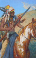 Kalwick, William Warrior Leader 20x24 oil $3900