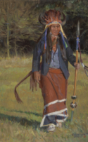 Stuart, Sherry Blanchard Comanche Leader 18x24 Oil on Linen $2200.00