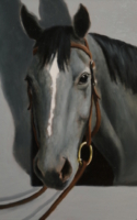 Vanya, TW Who_s Trying to Steal Yore Horse 18x24 Oil $3,500