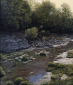 Voges, Lloyd Morning Glow on the Bosque 24 x 18 Oil 3600